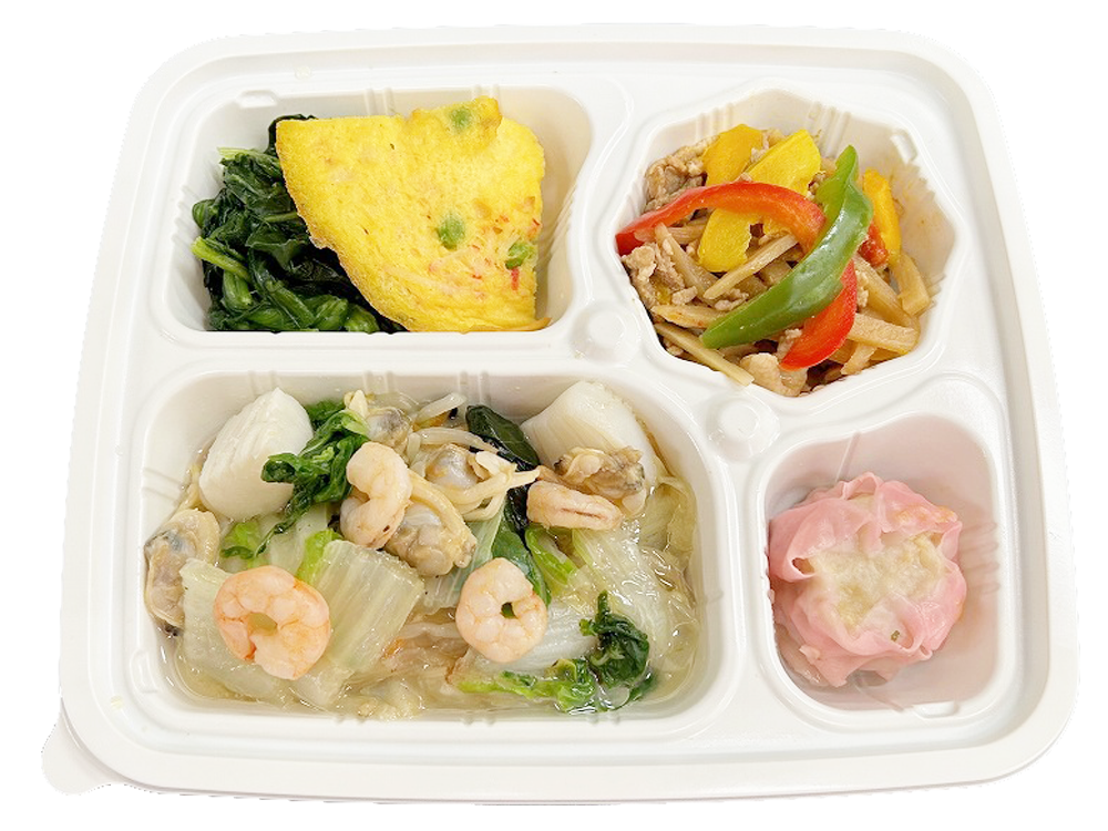 海鮮八宝菜ミートボール入り