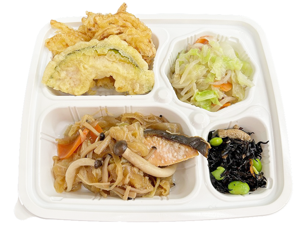 鮭ときのこのチャンチャン焼き風